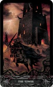 Ý Nghĩa Lá Bài Xvi. The Tower Trong Bộ Bài Tarot Of Vampyres